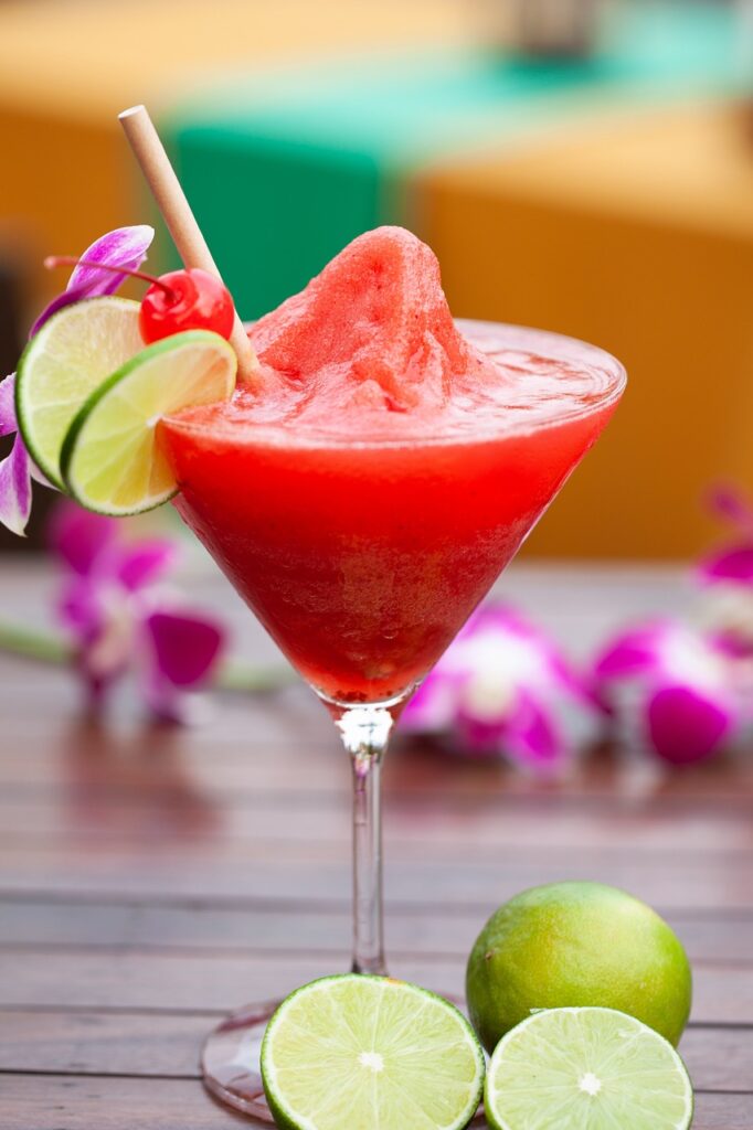 Margarita napravljena tehnikom blendiranja 