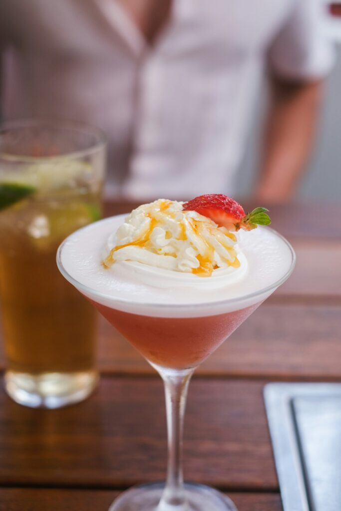 Strawberries & Cream Martini