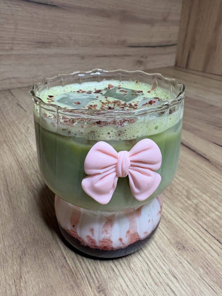 Strawberry Matcha Latte