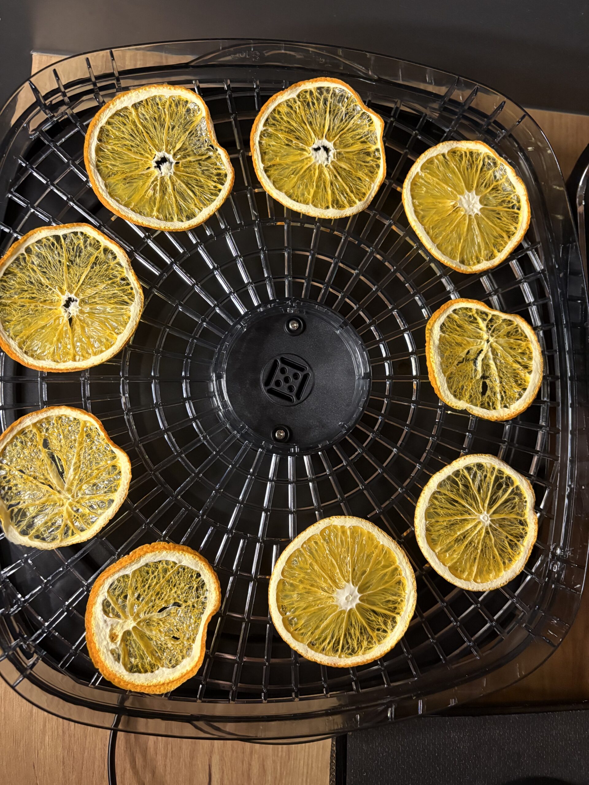 Narandza u toku procesa dehidracije