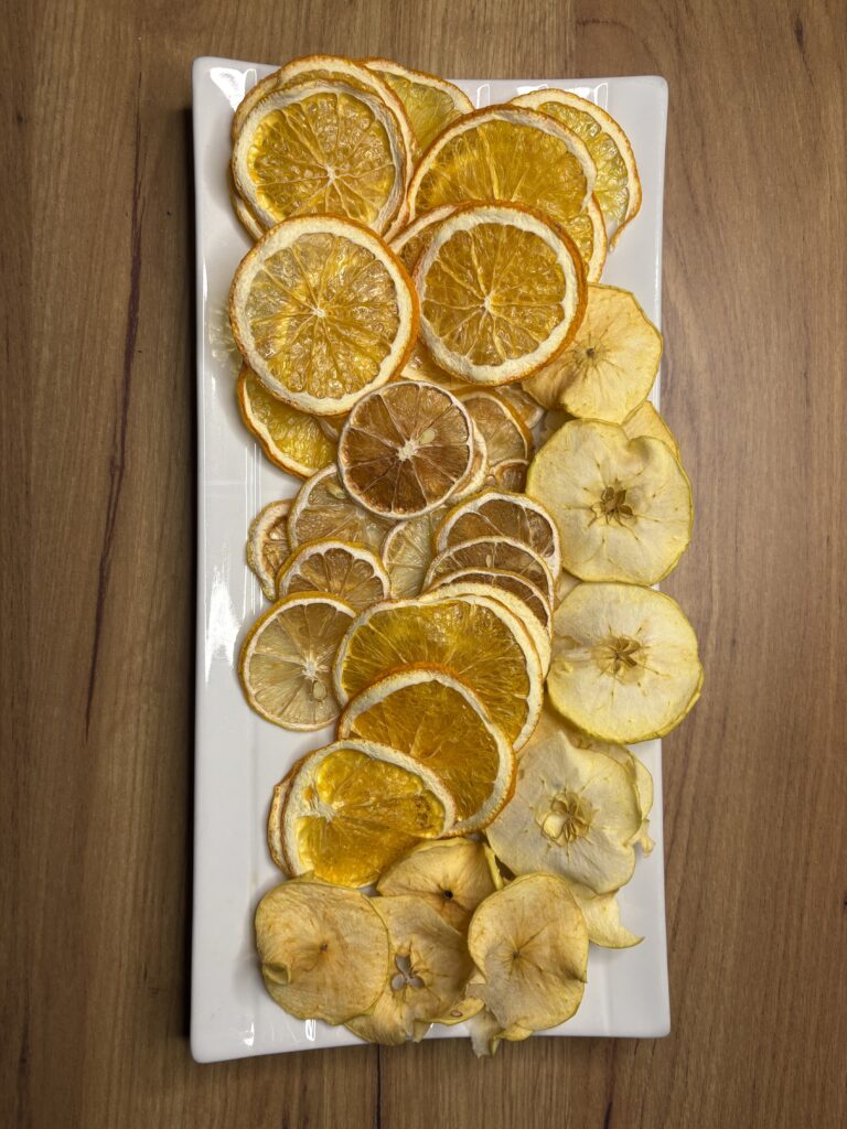 Dehidrirane narandze, limun i jabuka