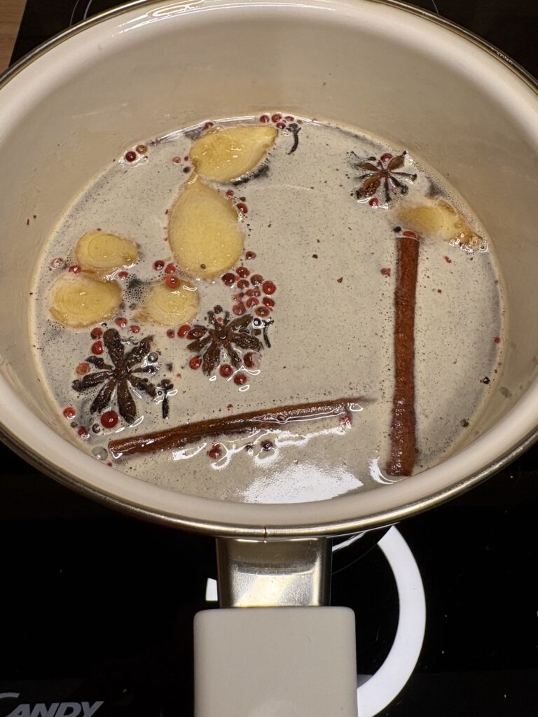 Sirup nakon nekoliko minuta kuvanja