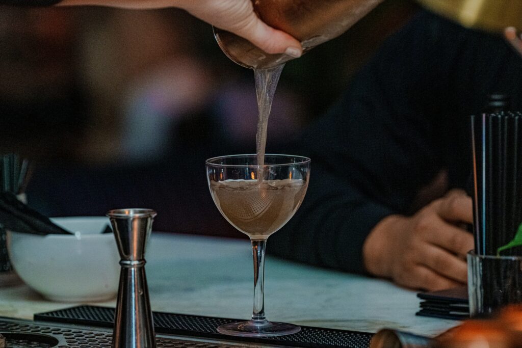 Fat washed alkohol